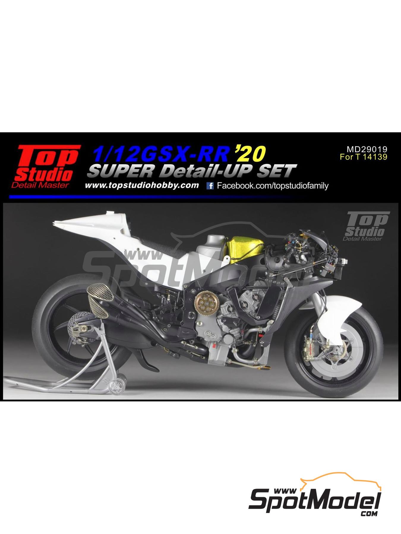 Top Studio MD29019: Detail up set 1/12 scale - Suzuki GSX-RR - for ...